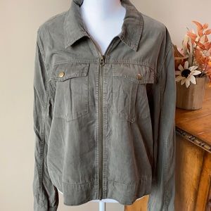 Mossimo Supply Co+Olive Green Jacket+Size Large